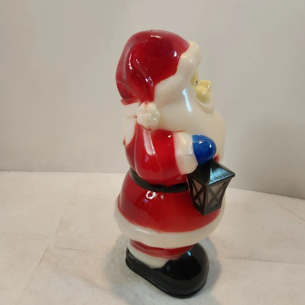 Vtg Replacement Blow Mold Santa Claus‎ Walkway Light Topper Christmas 7.5 Inches